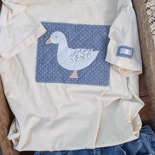 Patchwork Goose Tee