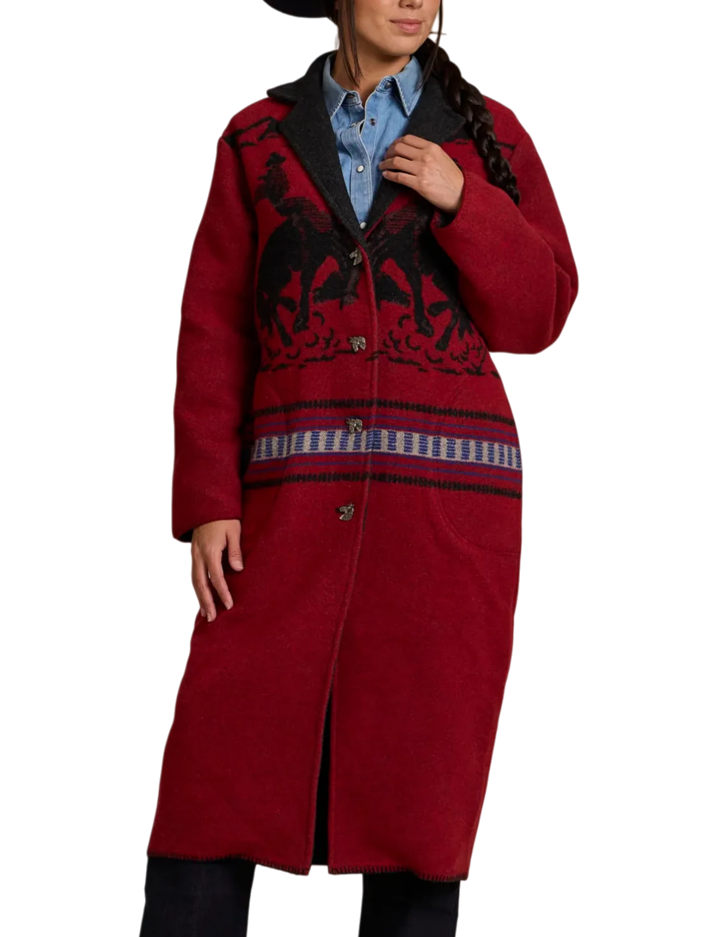 Women's blanket coat