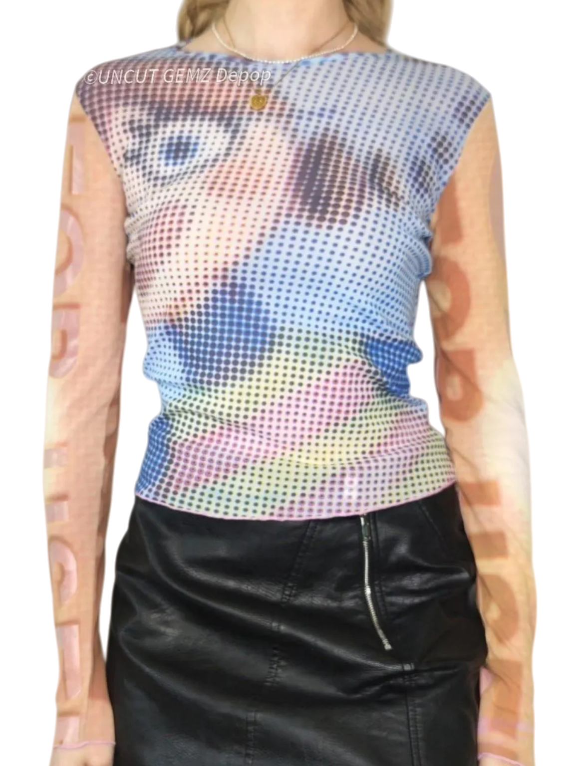 Police officer Copan orange-blue shirt