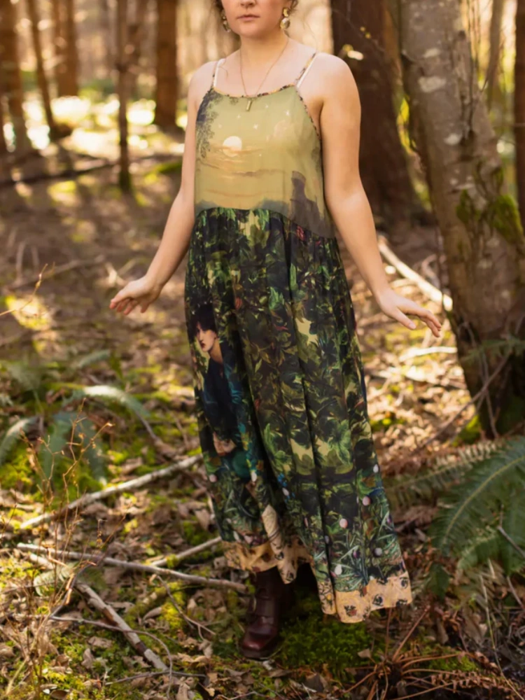 Bohéme Bamboo Slip Dress - Moon and Rabbit
