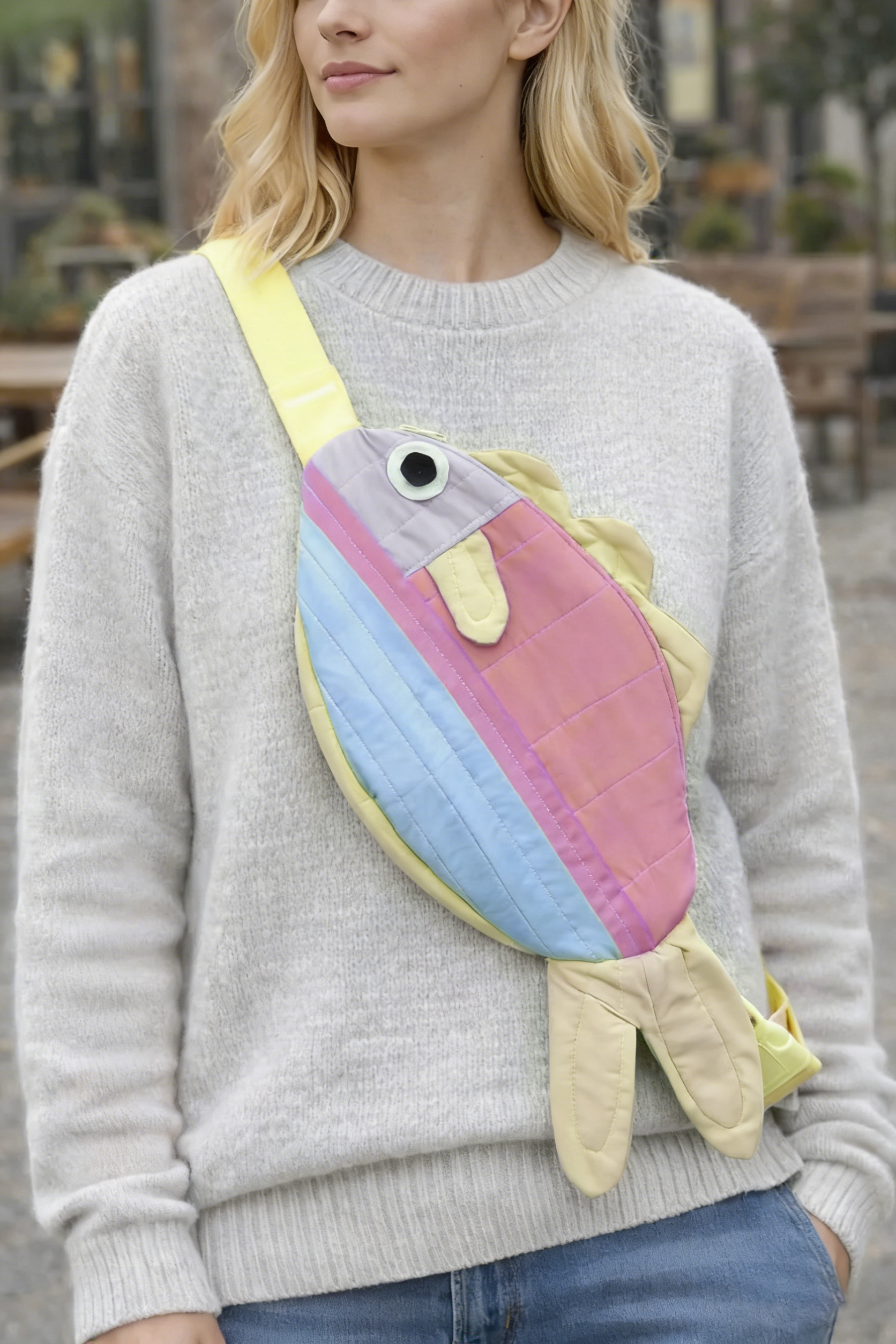 Swim Along Crossbody Fish Bag