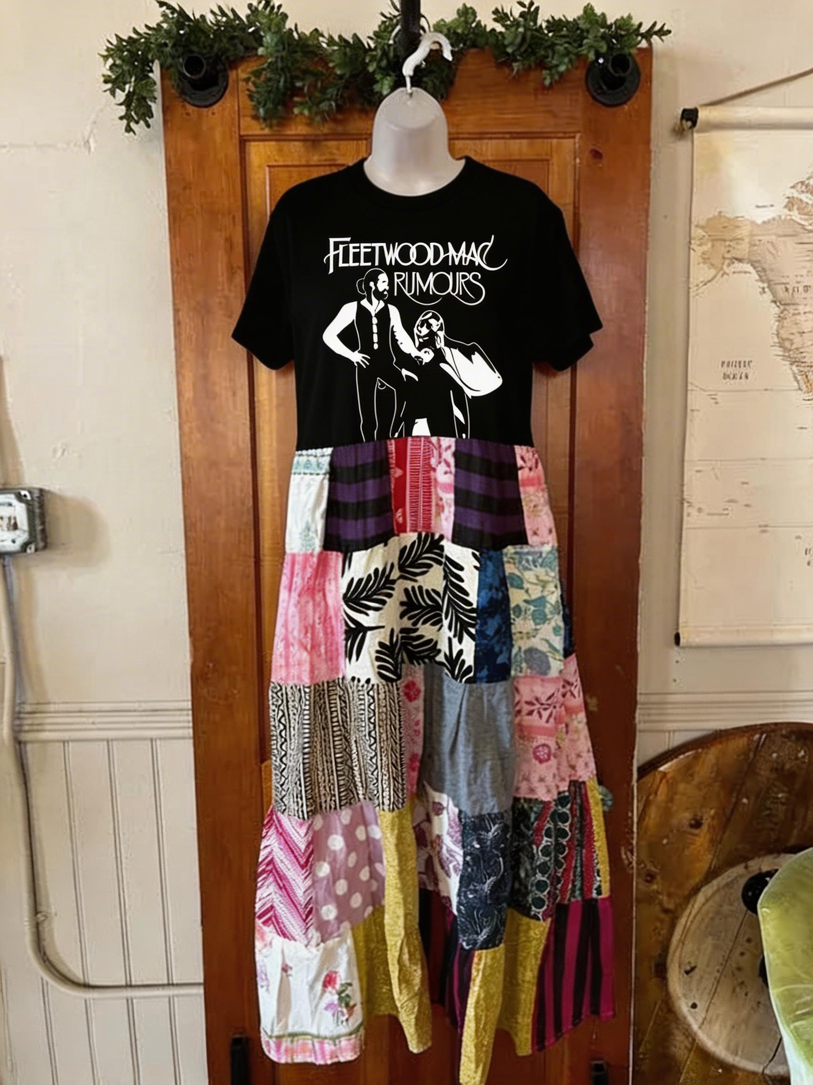 Fleetwood Mac Patchwork Maxi Dress