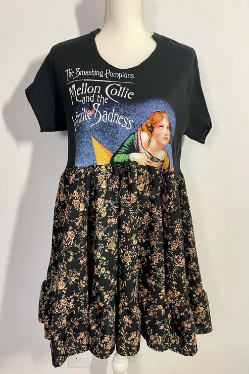 Smashing Pumpkins Paneled Dress
