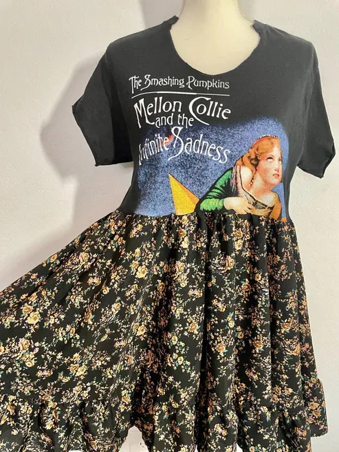 Smashing Pumpkins Paneled Dress