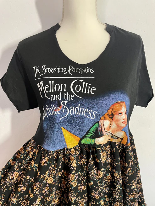 Smashing Pumpkins Paneled Dress