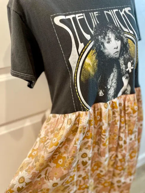 Stevie Nicks Paneled Dress