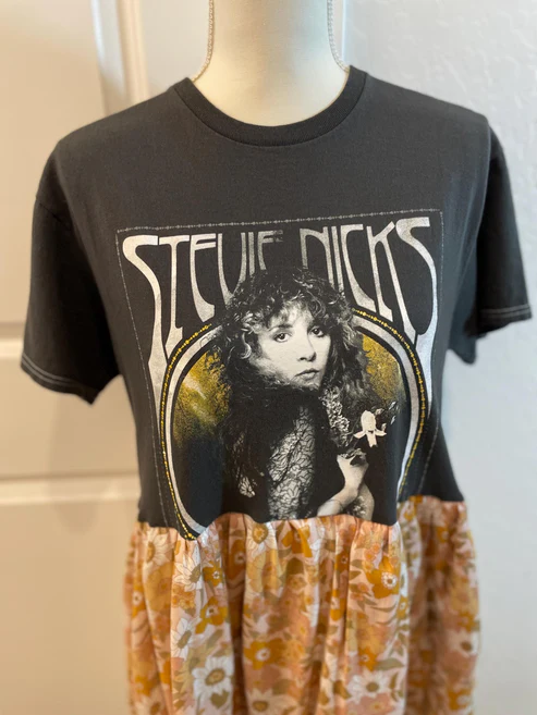 Stevie Nicks Paneled Dress