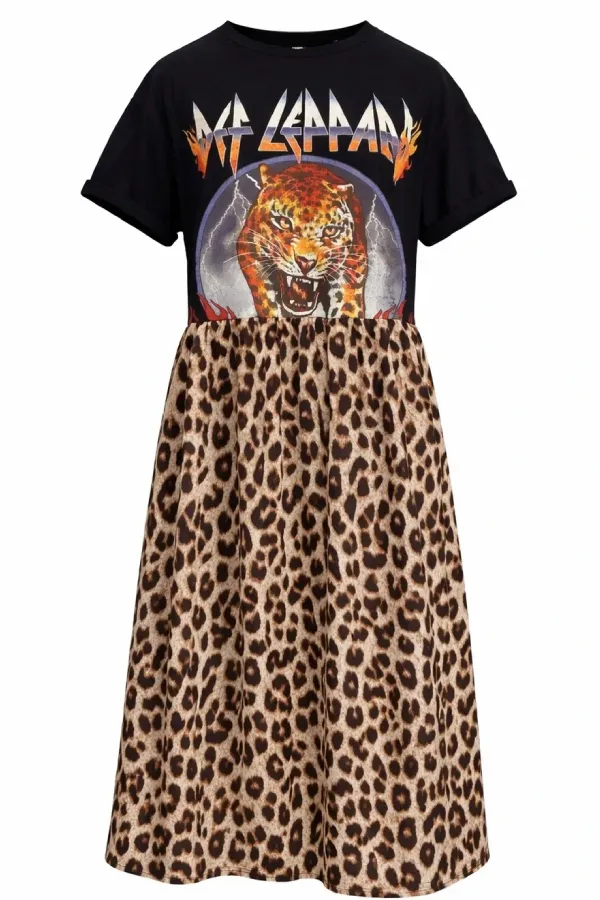 Def Leppard Edition Band Midi Dress