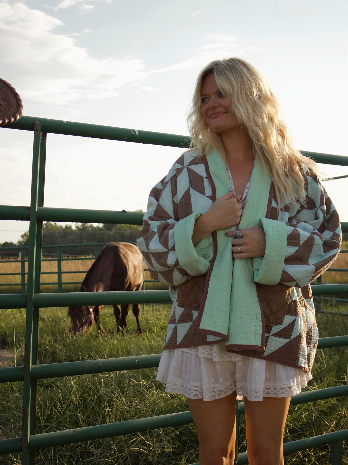 Geometric Patchwork Quilted Western Jacket