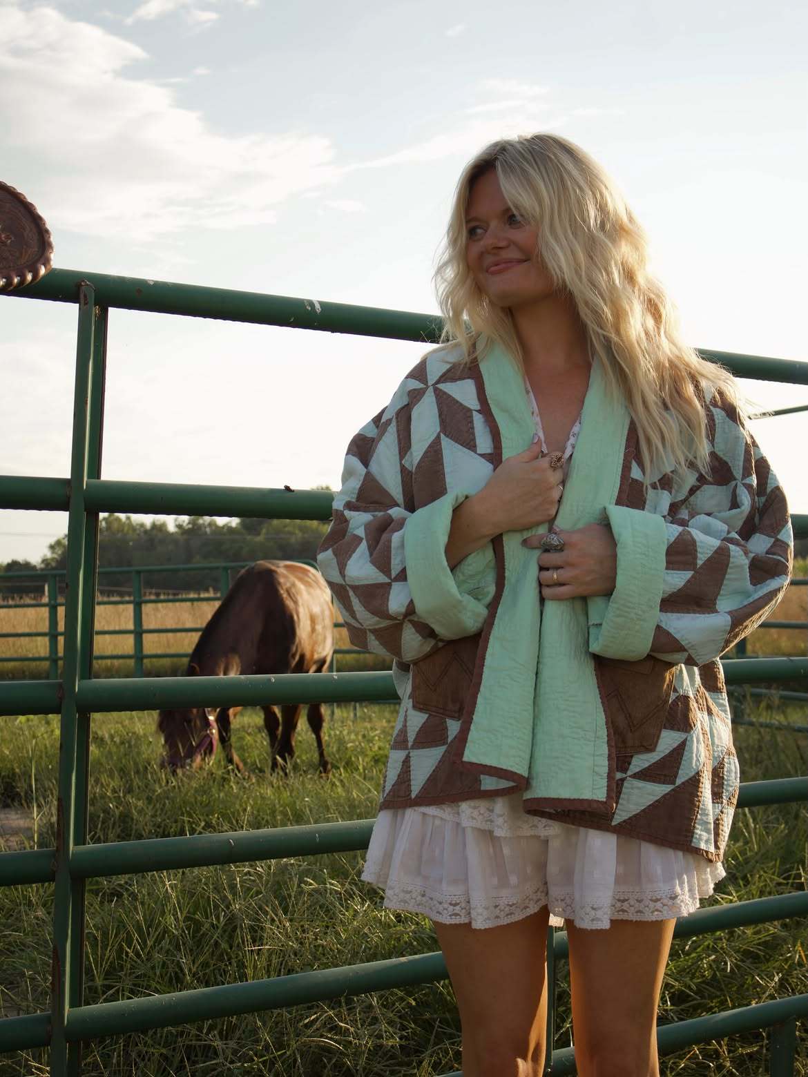 Geometric Patchwork Quilted Western Jacket