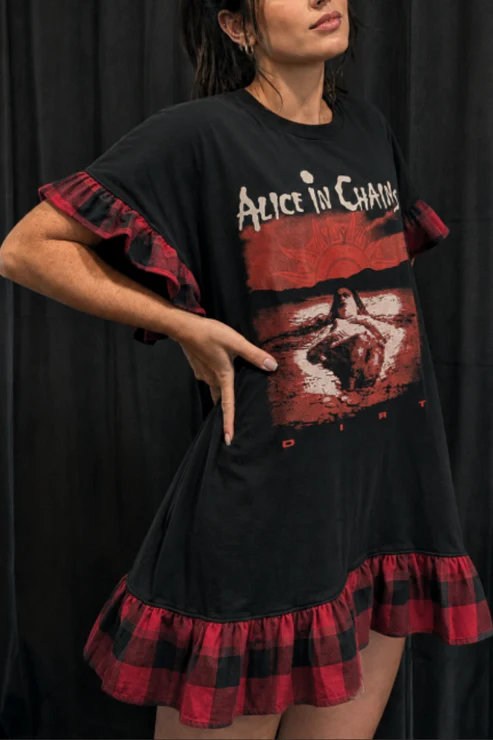Band Tee Dress - Alice in Chains