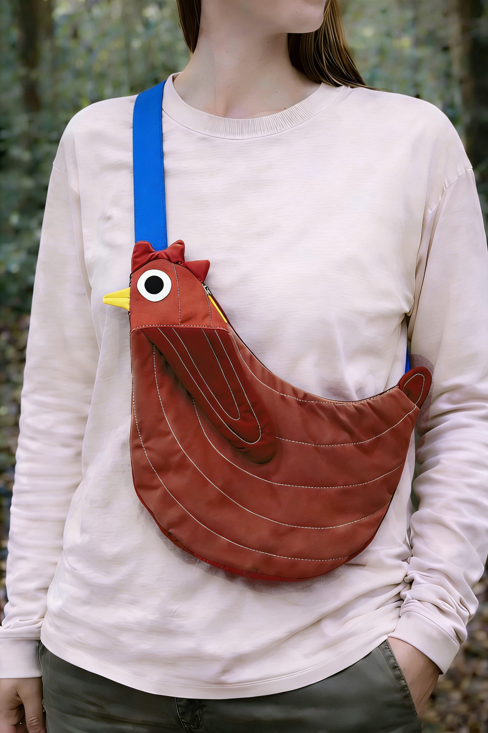 Fly Away Crossbody Bird Bag - Chicken