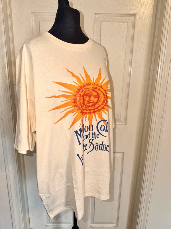 The Smashing Pumpkins Oversized Distressed Tee