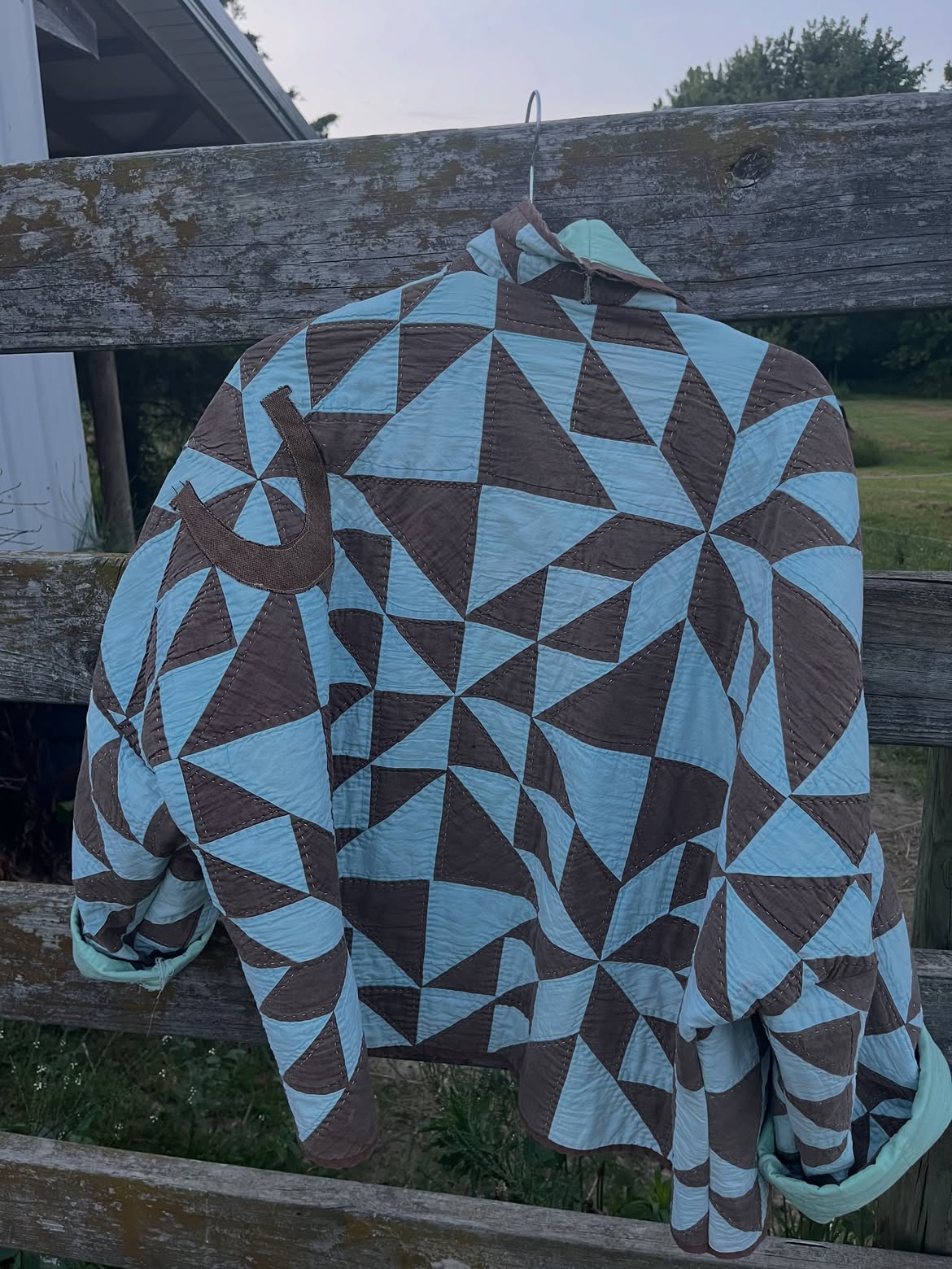 Geometric Patchwork Quilted Western Jacket