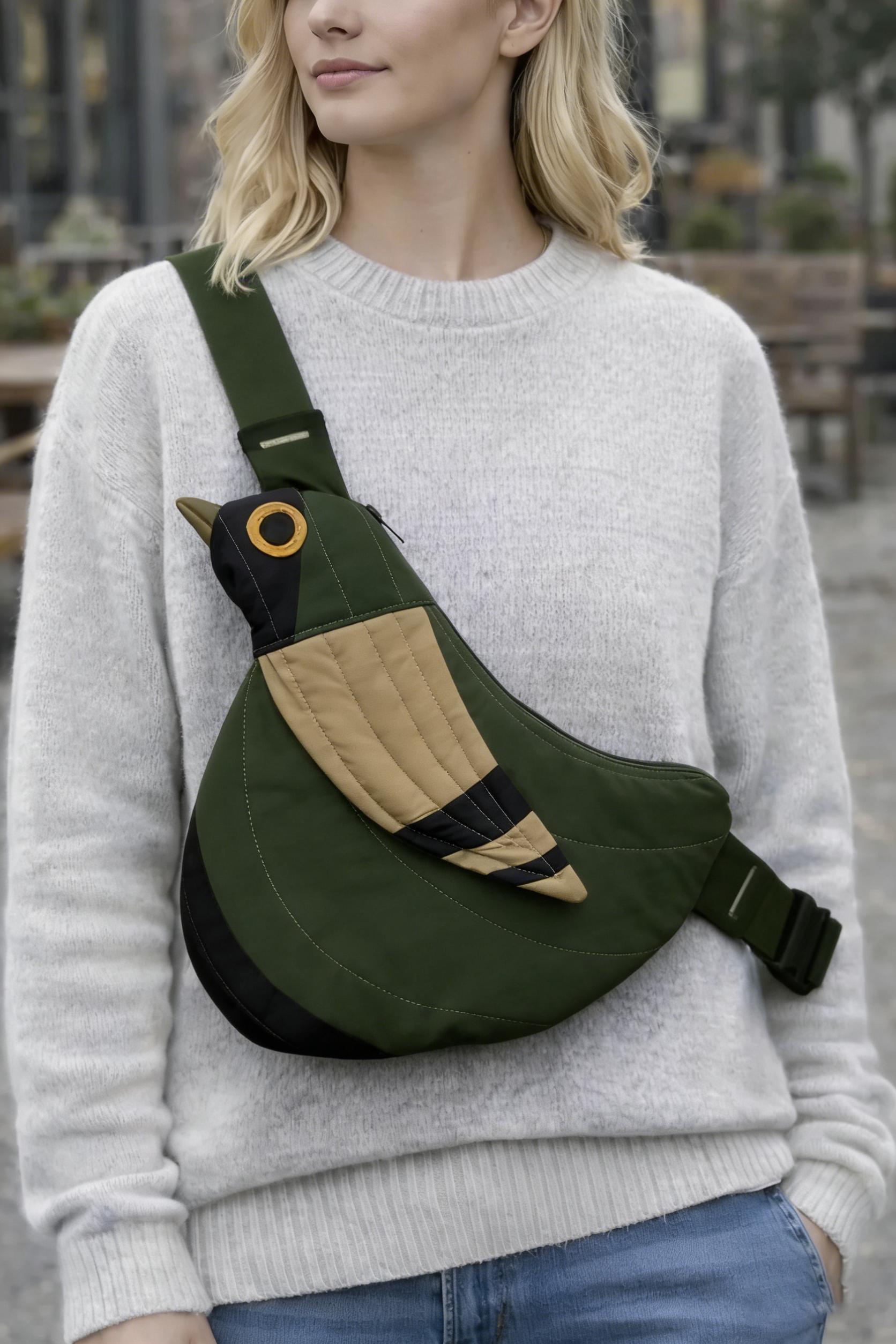Fly Away Crossbody Bird Bag - Bird
