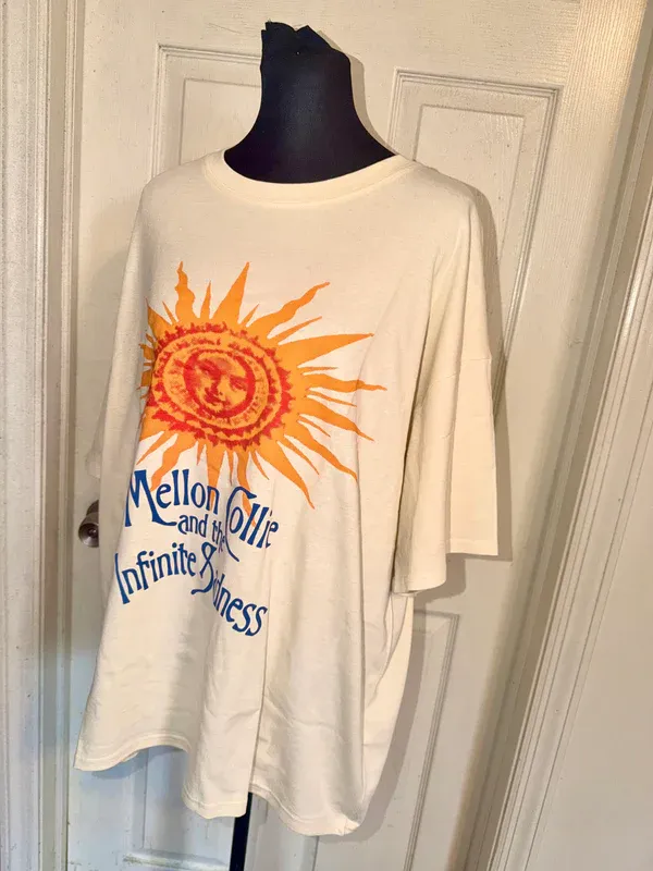The Smashing Pumpkins Oversized Distressed Tee