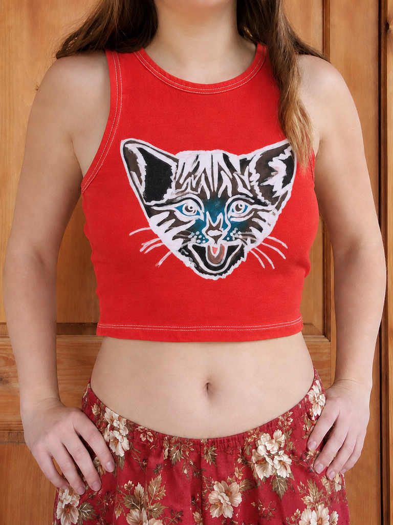 Kitty Kat Crop Top