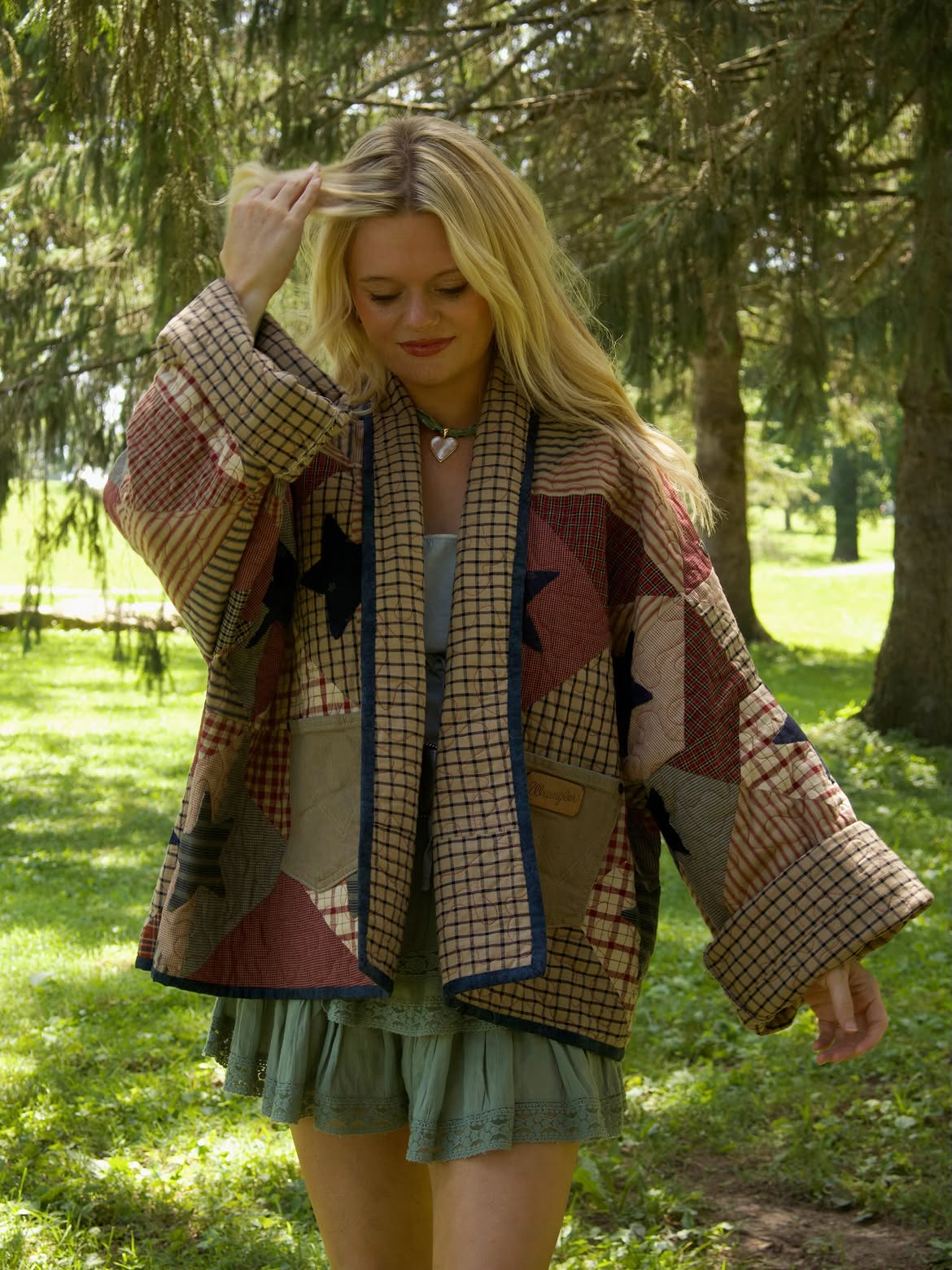 Star Patchwork Quilted Western Jacket