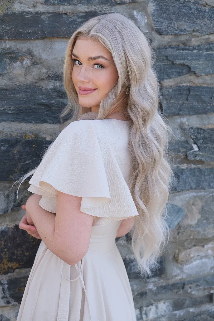Ivy Maxi Dress - Almond（With Side Pockets）