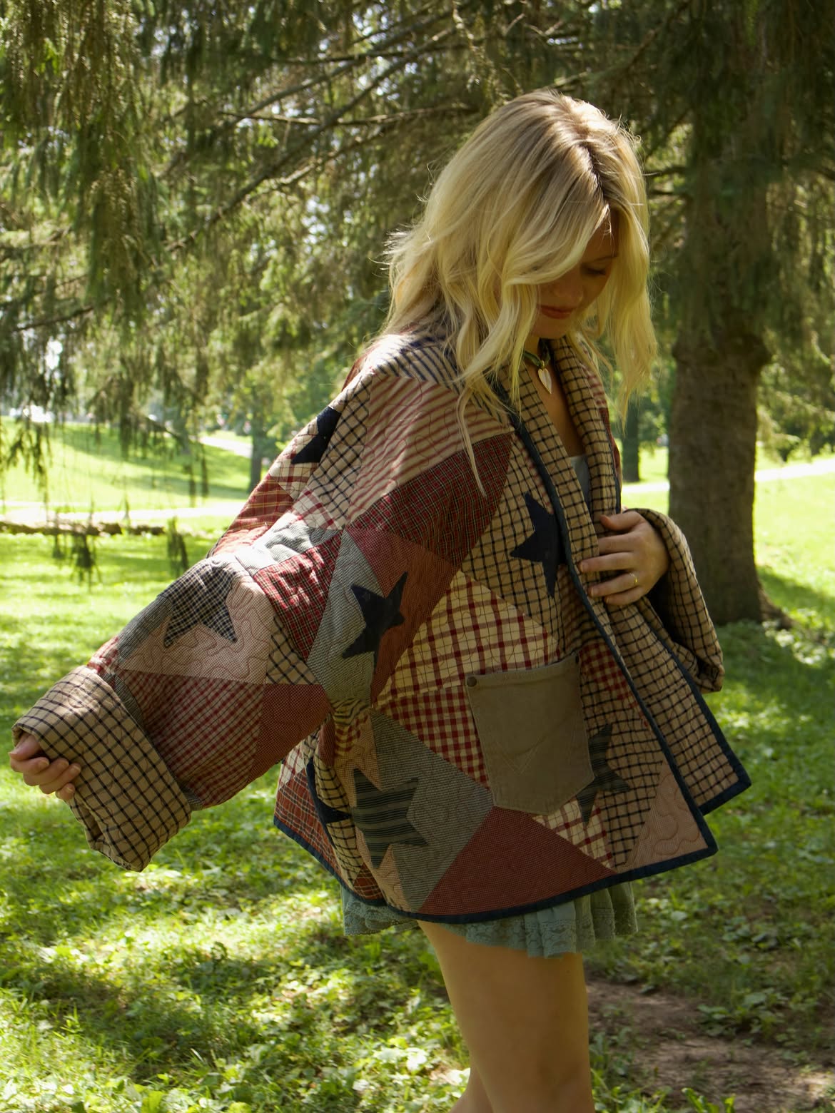 Star Patchwork Quilted Western Jacket
