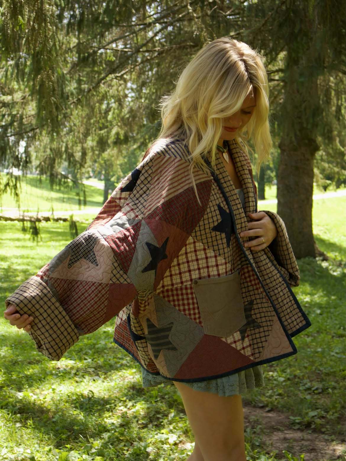 Star Patchwork Quilted Western Jacket