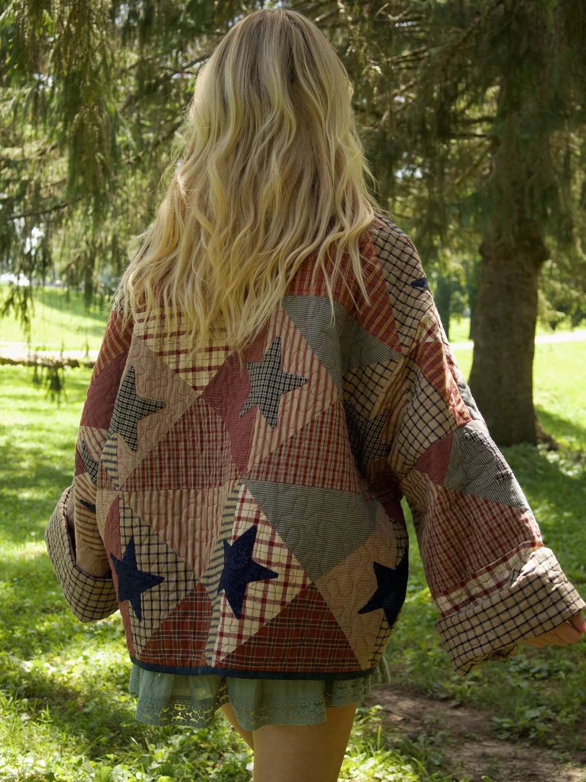 Star Patchwork Quilted Western Jacket