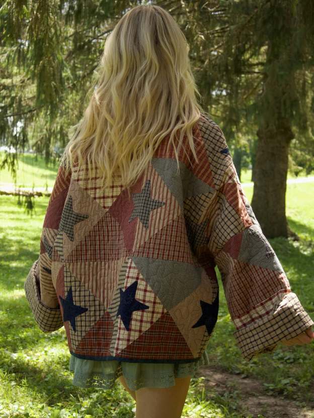 Star Patchwork Quilted Western Jacket