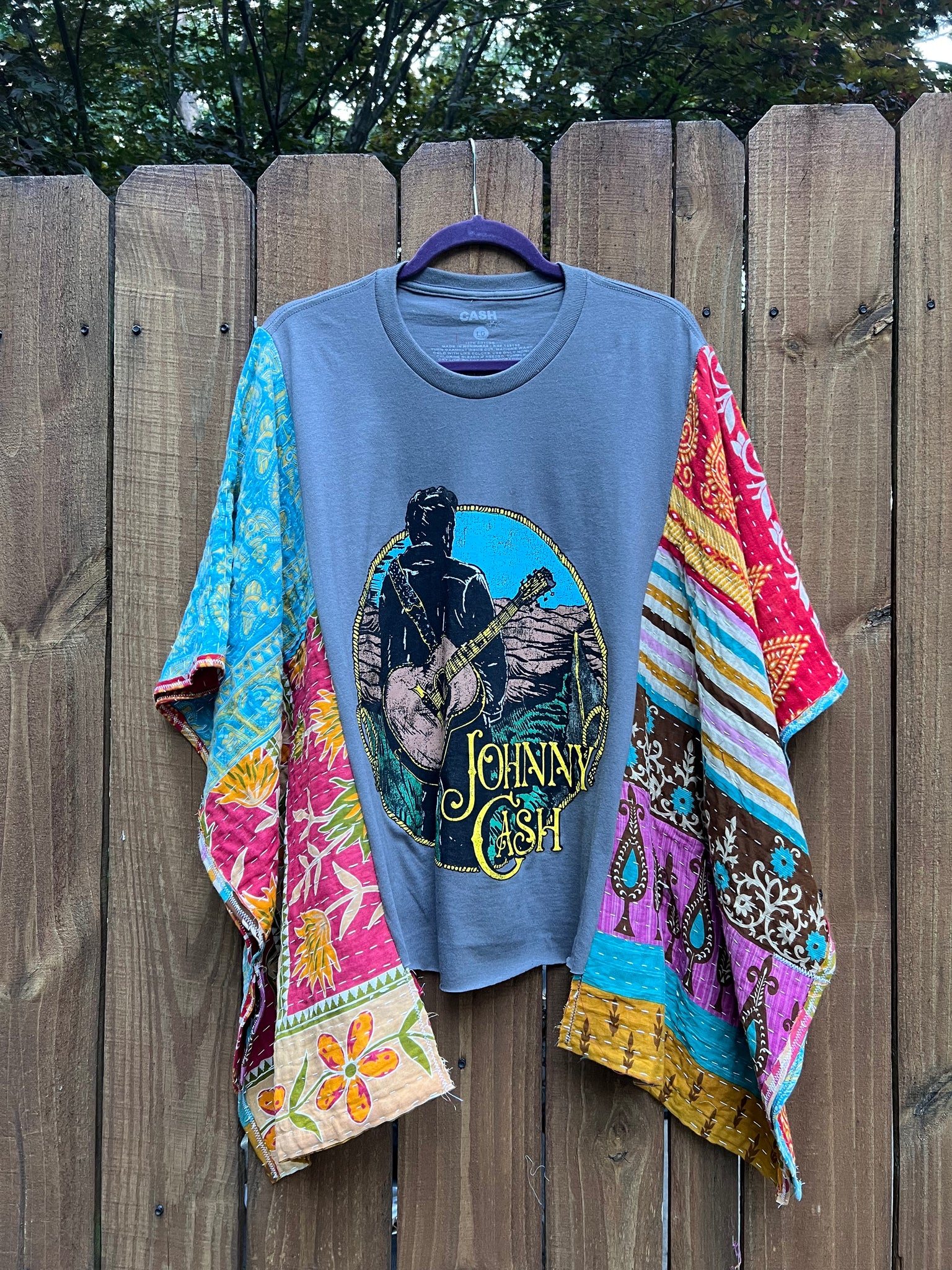 Johnny CASH grey Mix & Match Tee（No Patch）