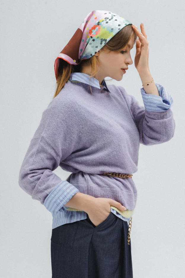 Another Piece Of You | Square Silk Scarf