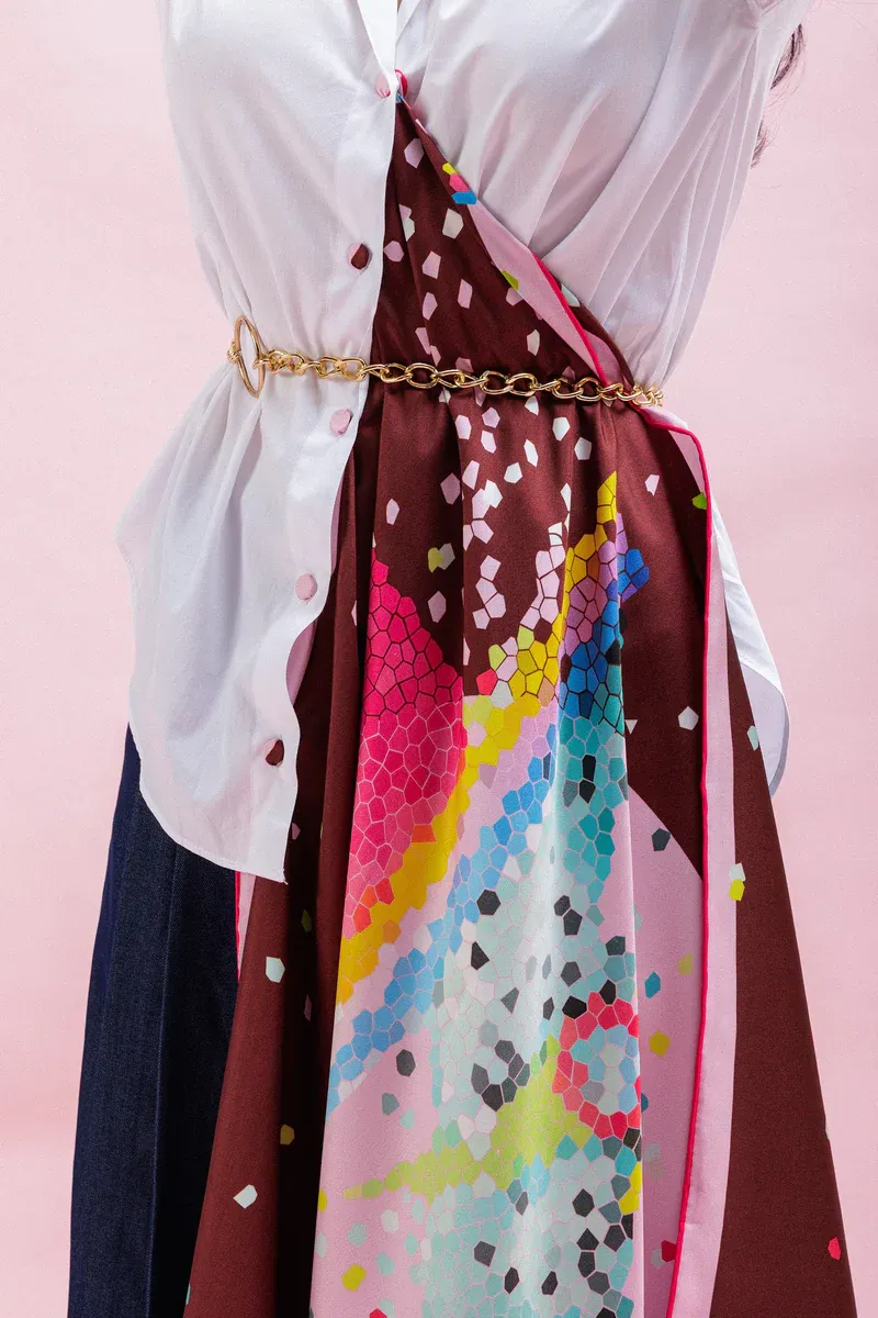 Another Piece Of You | Square Silk Scarf