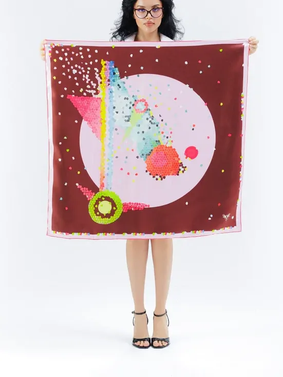 Another Piece Of You | Square Silk Scarf