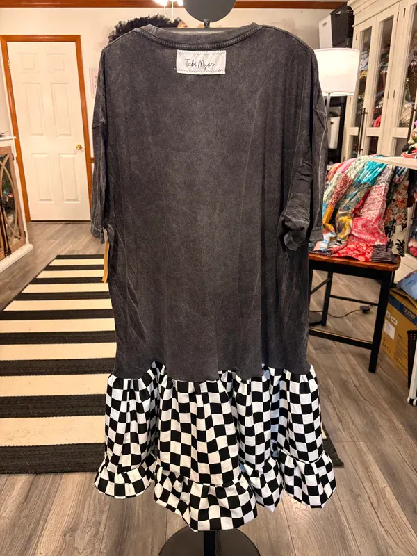 Eye-Conic Upcycled Tee Dress