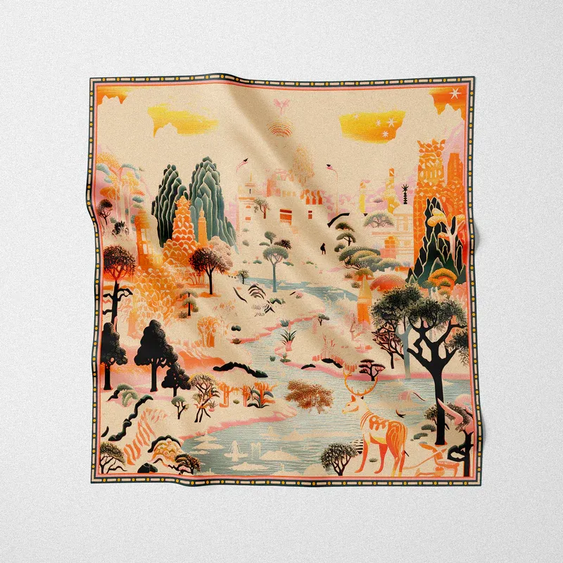 Enchanted Forest | Silk Scarf