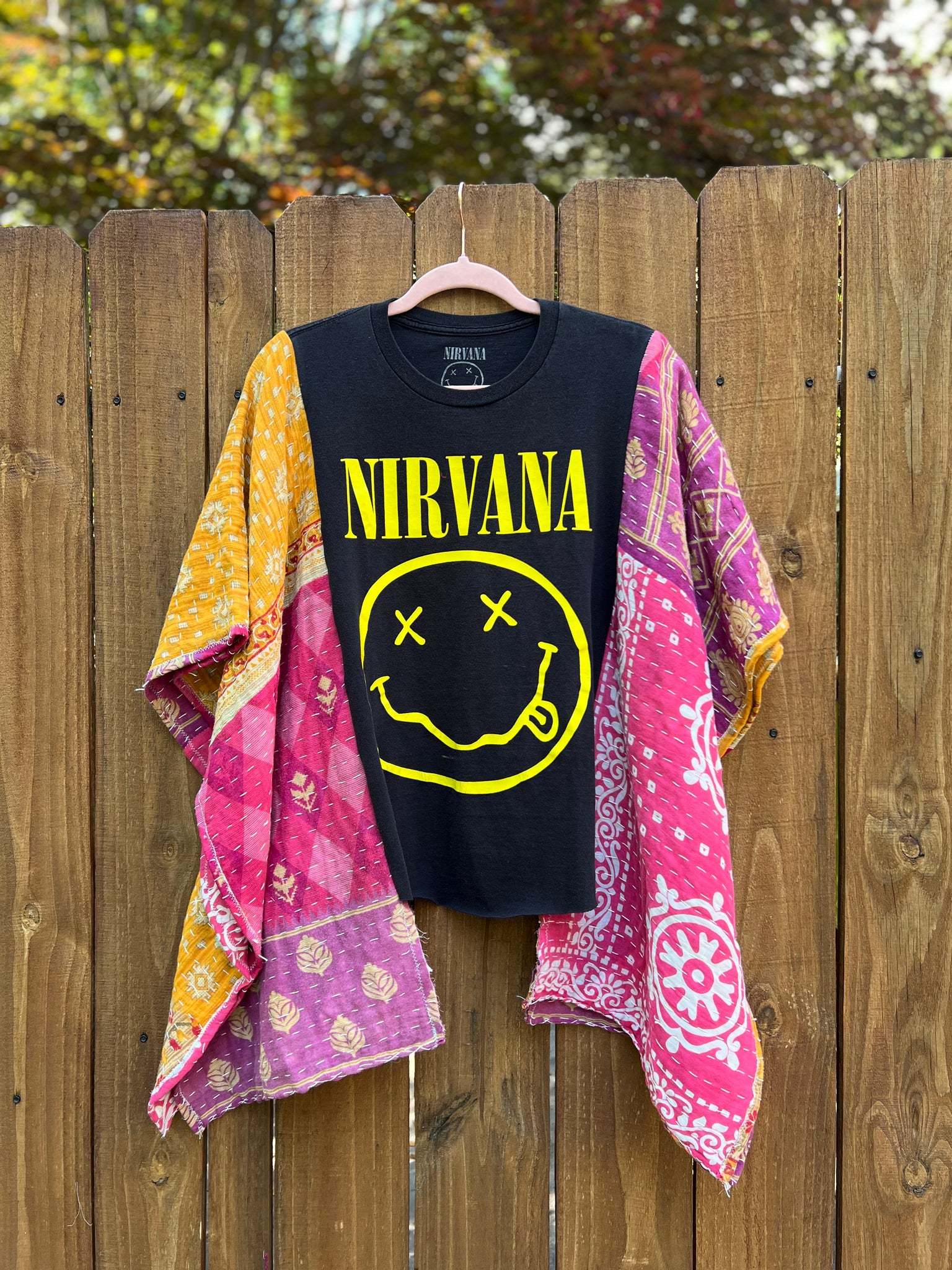NIRVANA black Mix & Match Tee（No Patch）