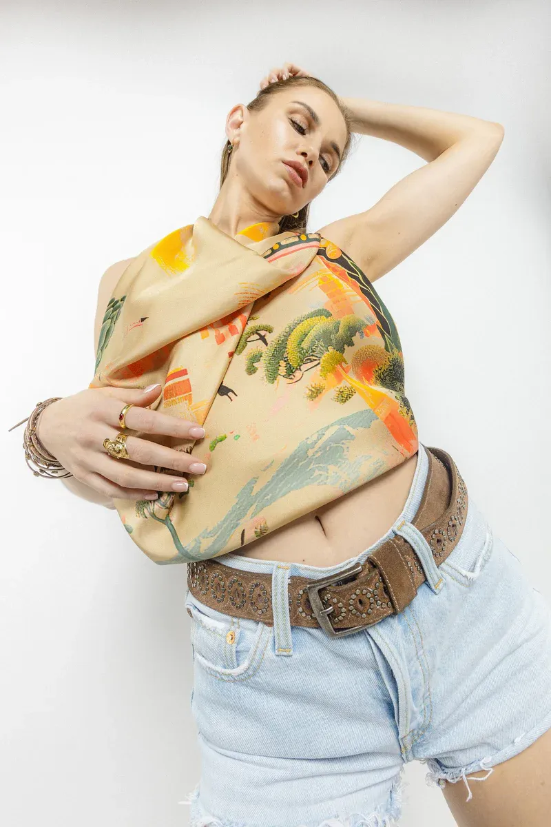 Enchanted Forest | Silk Scarf