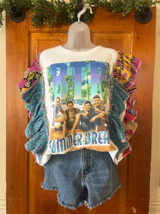 BIG TIME RUSH kantha ruffle tee