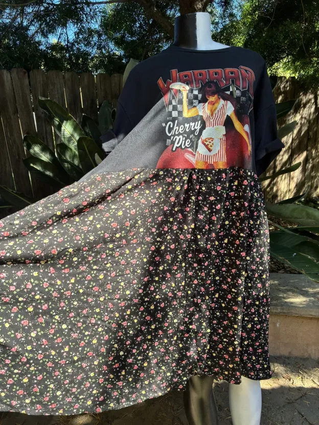 Warrant Plus Patchwork Maxi Dress