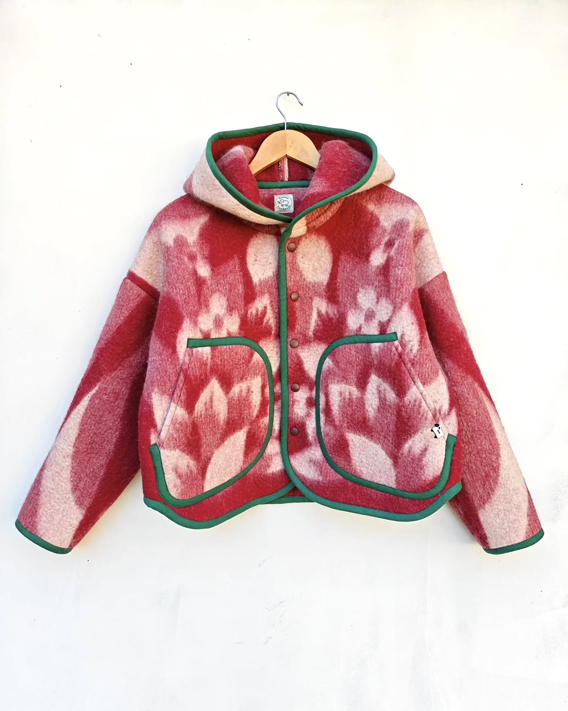 Vintage Floral Hooded Jacket