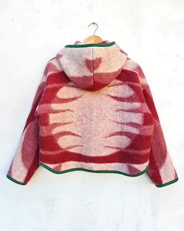 Vintage Floral Hooded Jacket