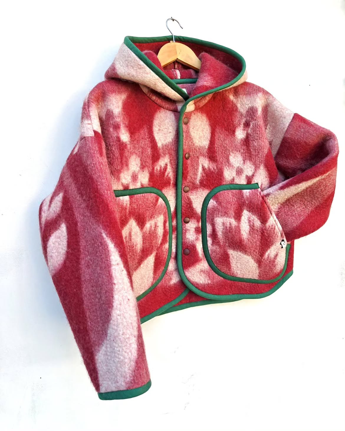 Vintage Floral Hooded Jacket