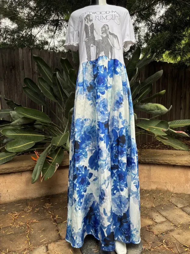 Fleetwood Mac Patchwork Maxi Dress