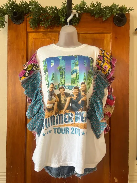 BIG TIME RUSH kantha ruffle tee