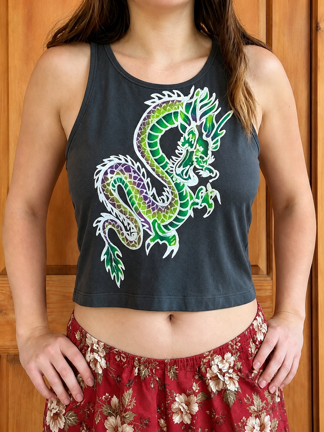 Mystical Dragon Crop Top