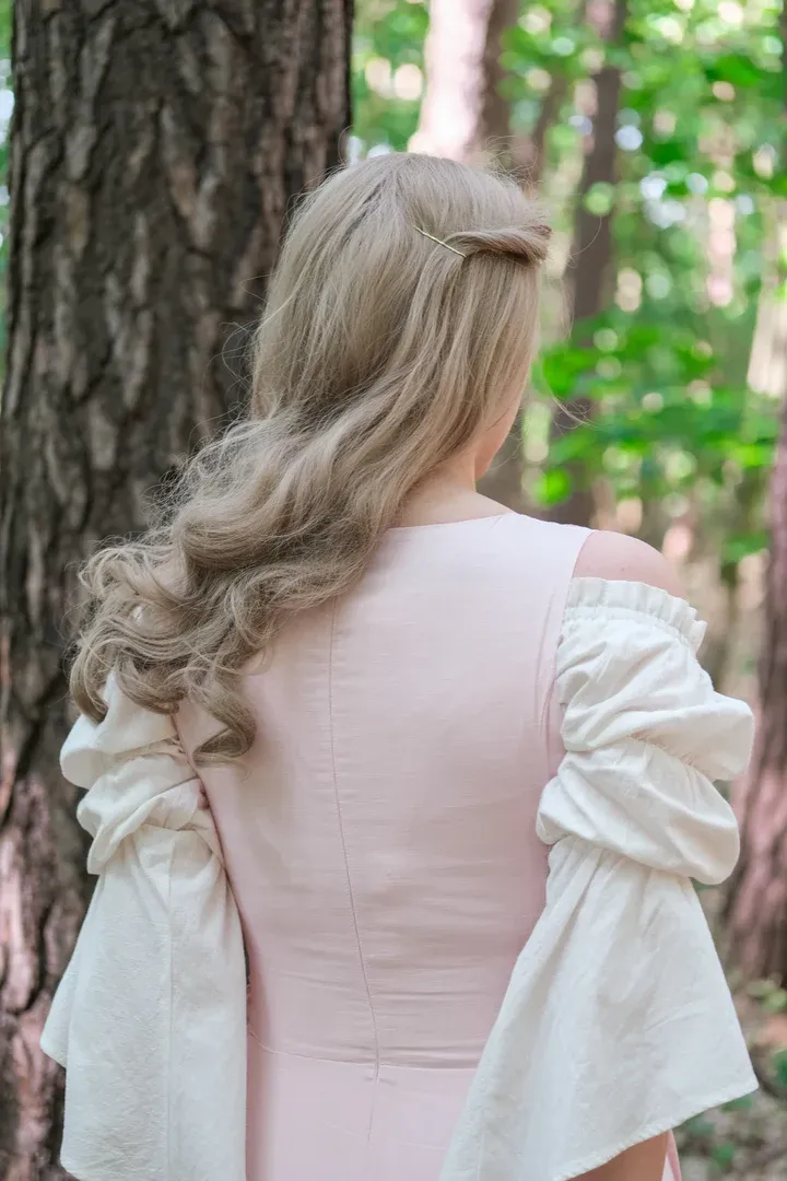 Willow Midi Dress - Sea Pink