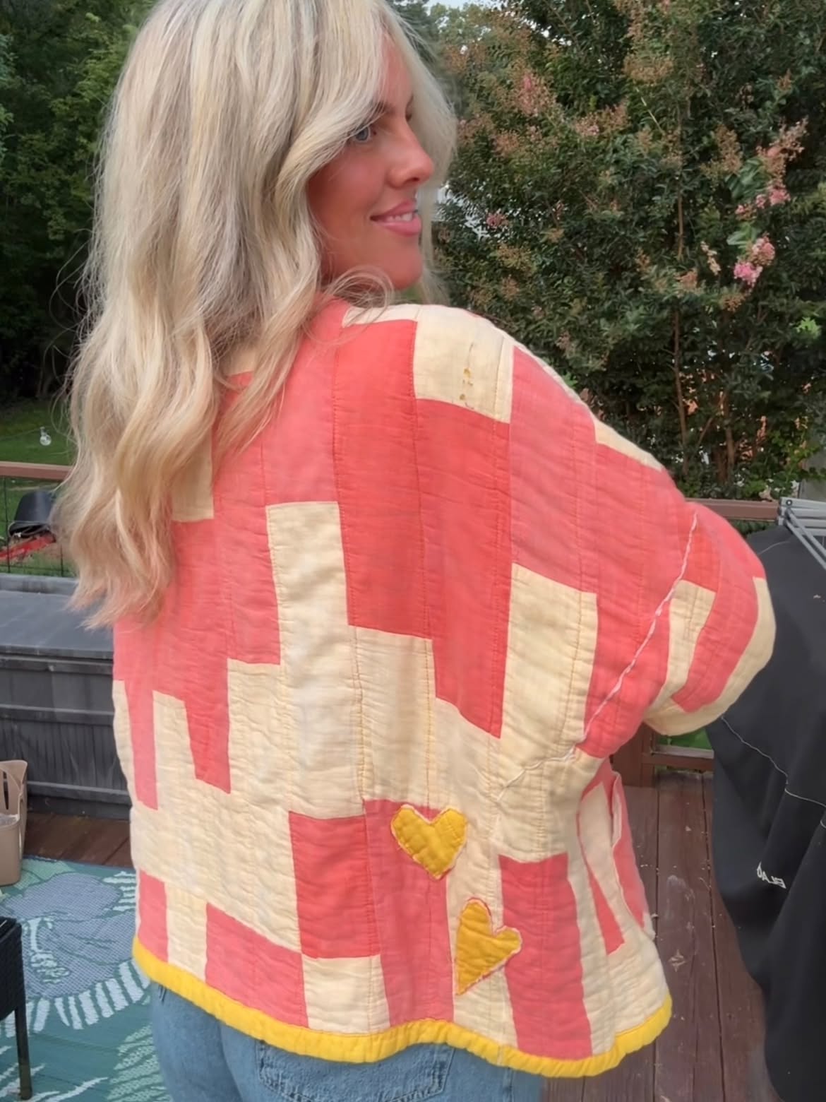 Quilted Heart Patchwork Jacket