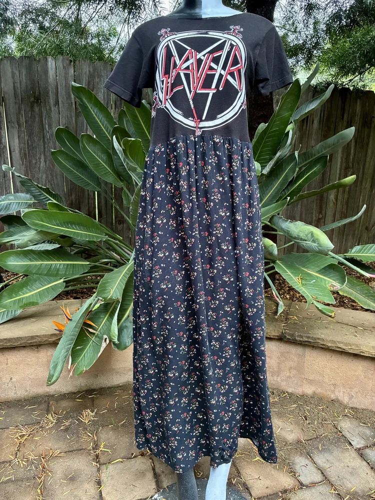 Slayer Patchwork Maxi Dress