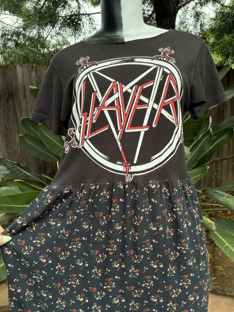 Slayer Patchwork Maxi Dress