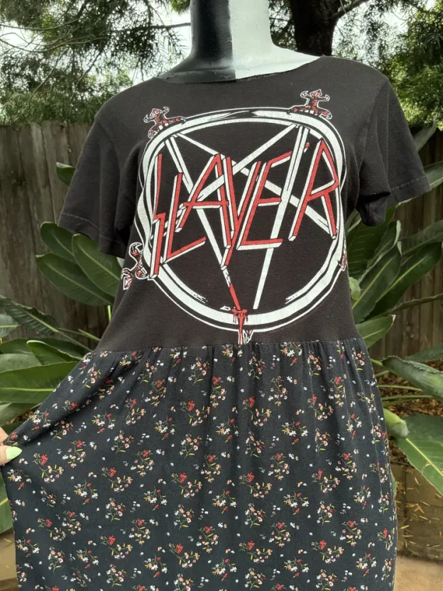 Slayer Patchwork Maxi Dress