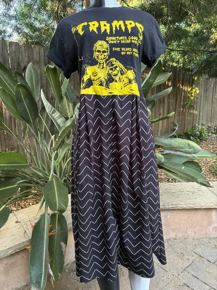 The Cramps Patchwork Maxi Dress