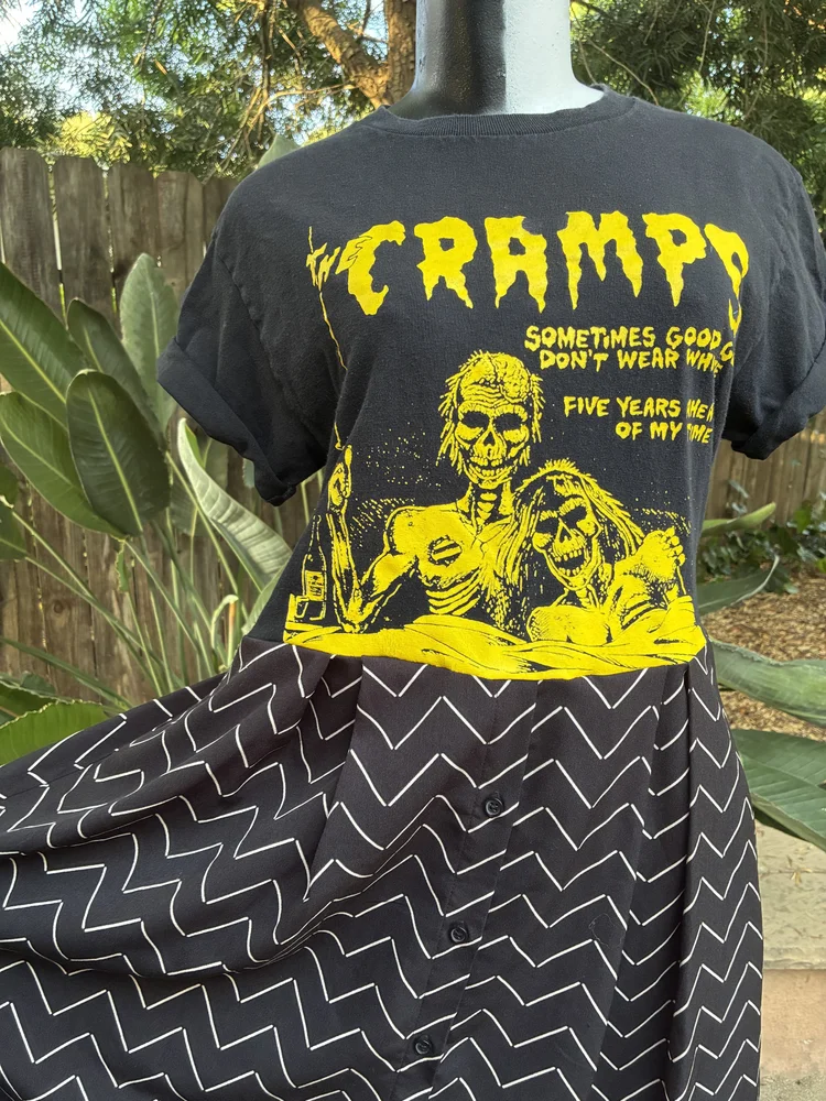 The Cramps Patchwork Maxi Dress